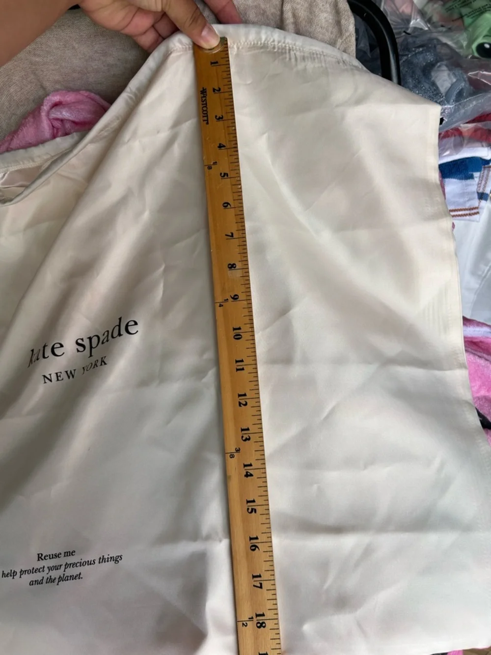 kate spade New York Cream Dust Bag - Neutral HAccessory